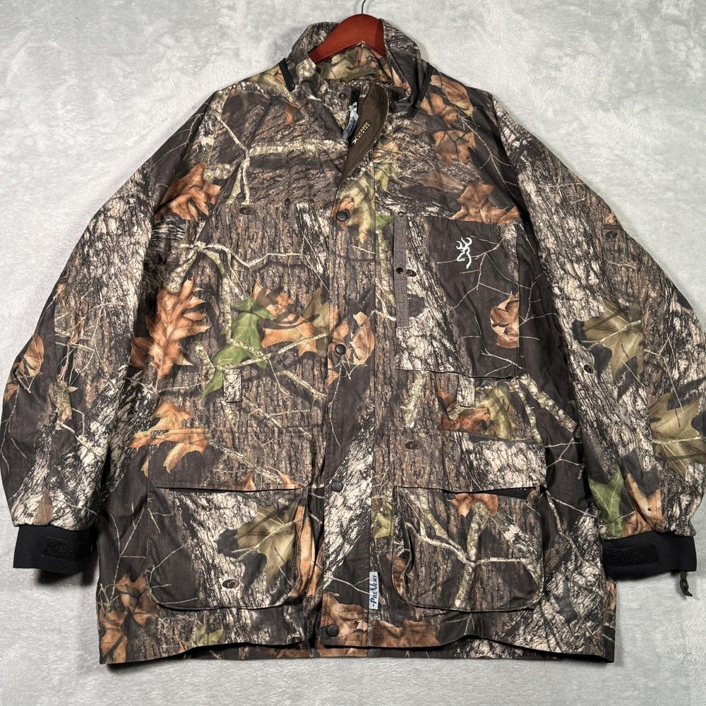 Browning Jacket‎ Mens XL Mossy Oak Break-Up Camo XPO Pre-Vent Hunting Coat